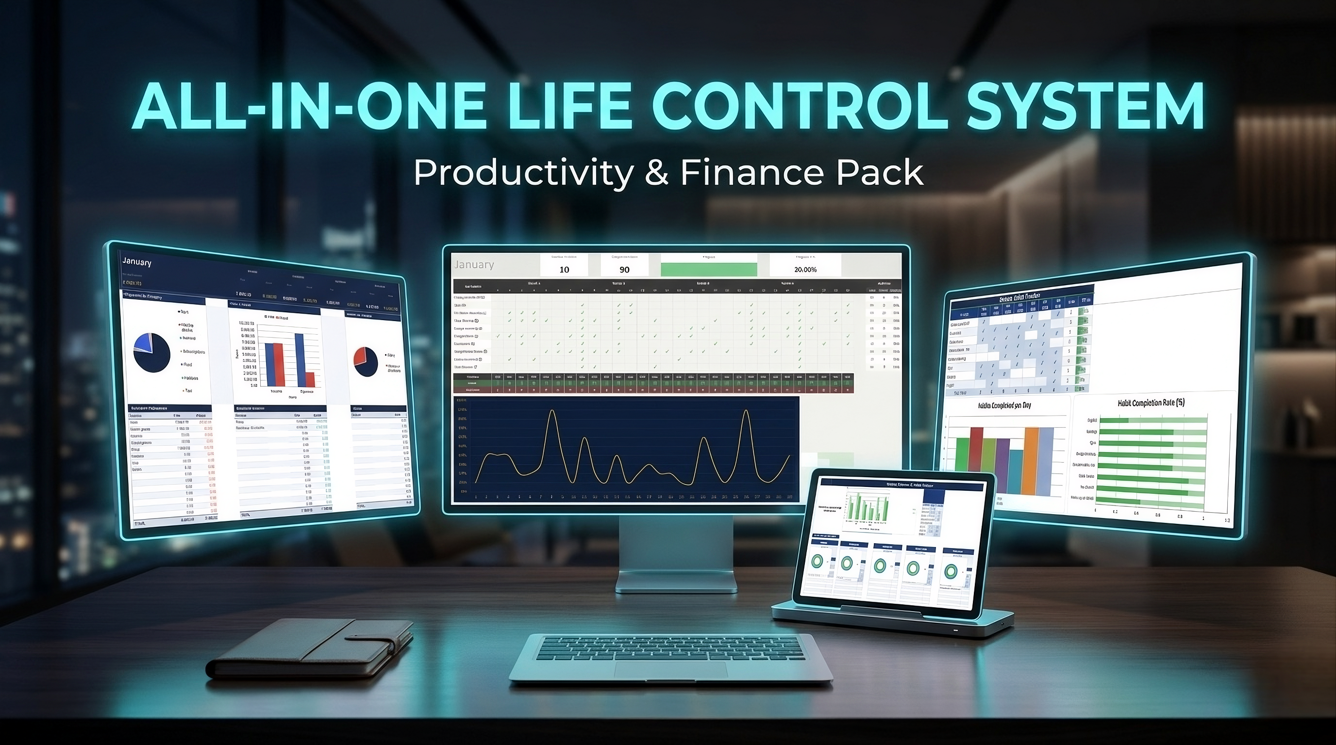 All-in-One Life Control System — Wide Preview